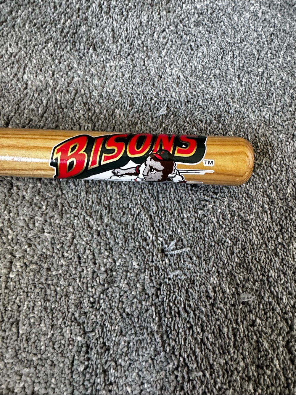 Buffalo Bisons 2004 Official MiLB Mini Wooden Souvenir Baseball Bat –Coopersburg